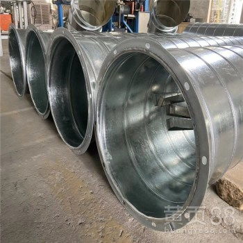 除尘螺旋风管与镀锌管道 佛山通畅通风设备厂的水暖管道零件解析